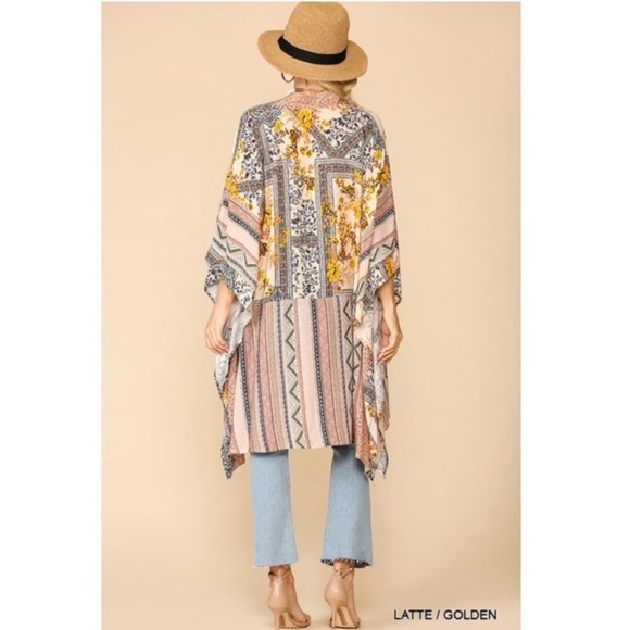 🤩🤩🤩GiGiO Lightweight Kimono-Like Wrap🤩🤩🤩 Beautiful colors!!🤩🤩🤩 - Picture 5 of 8